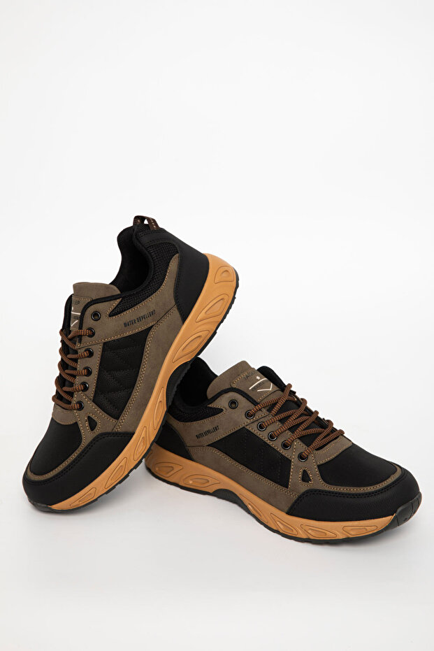 Brown-Orange Men's Outdoor Shoes 20956