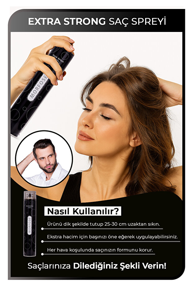 Extra Strong Saç Spreyi 400 ml - 3
