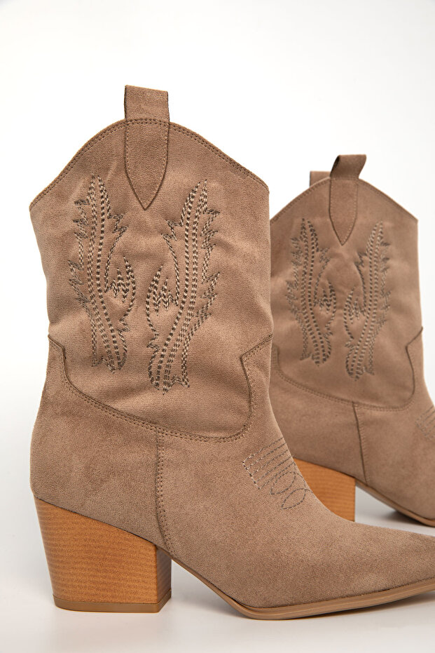 Vizon Süet Kadın Bot & Bootie 20985 - 6