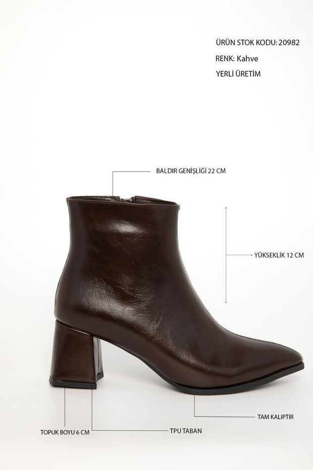 Kahve Kadın Bot & Bootie 20982 - 4