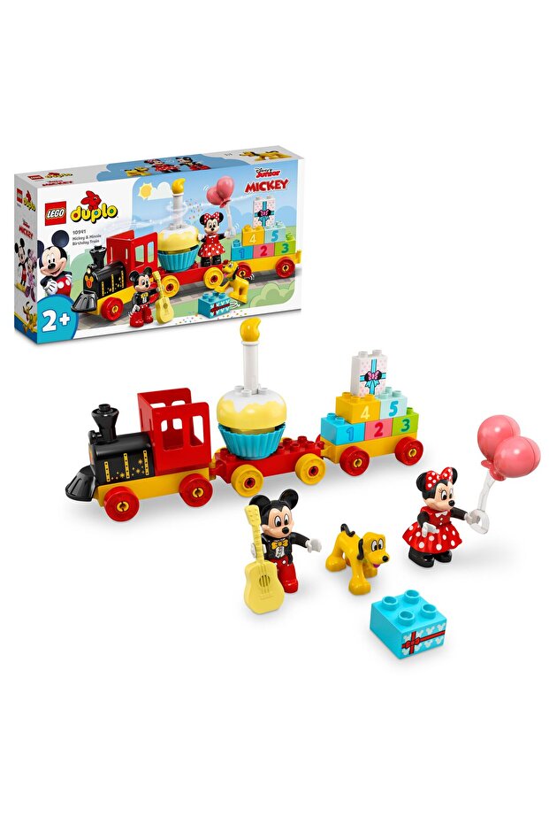 ® DUPLO ® Disney Mickey & Minnie Doğum Günü Treni 10941 Yapım Oyuncağı (22 Parça) - 1