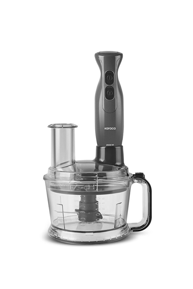 Pro Multimax 6 in 1 Çok Amaçlı Mutfak Robotu/Blender Seti Space Gray 2000 W - 15