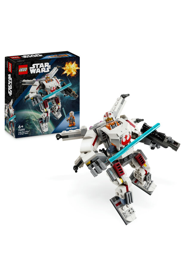® Star Wars ™ Luke Skywalker ™ X-Wing ™ Robotu 75390 - Toy Construction Set for Children 6+ (195P)