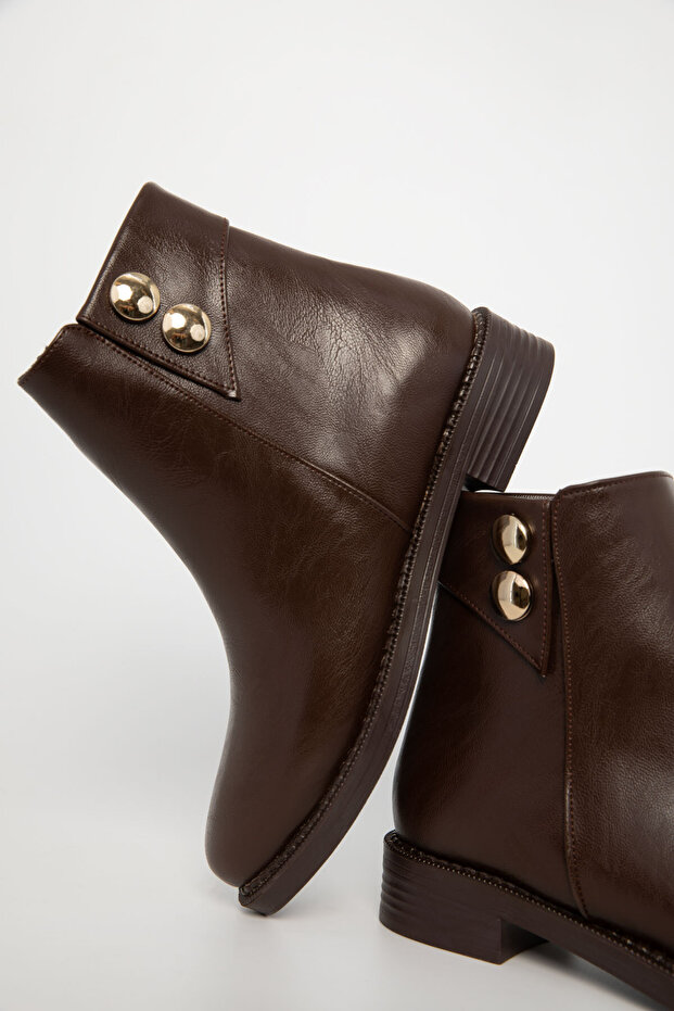 Kahve Kadın Bot & Bootie 20979 - 5