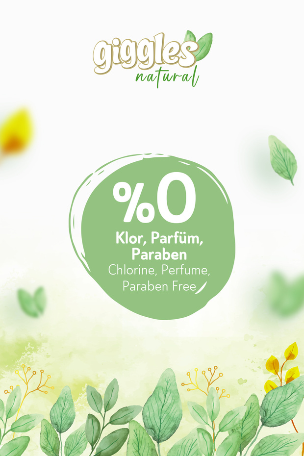Natural 2 Numara Mini Pamuklu Bebek bezi 66 Adet - 5
