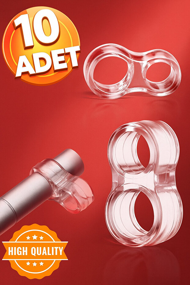 Şeffaf Silikon Plastik Kapı Kolu Tutucu Tutacağı Durdurucu Pencere Tamponu Stoperi (10 ADET) - 1