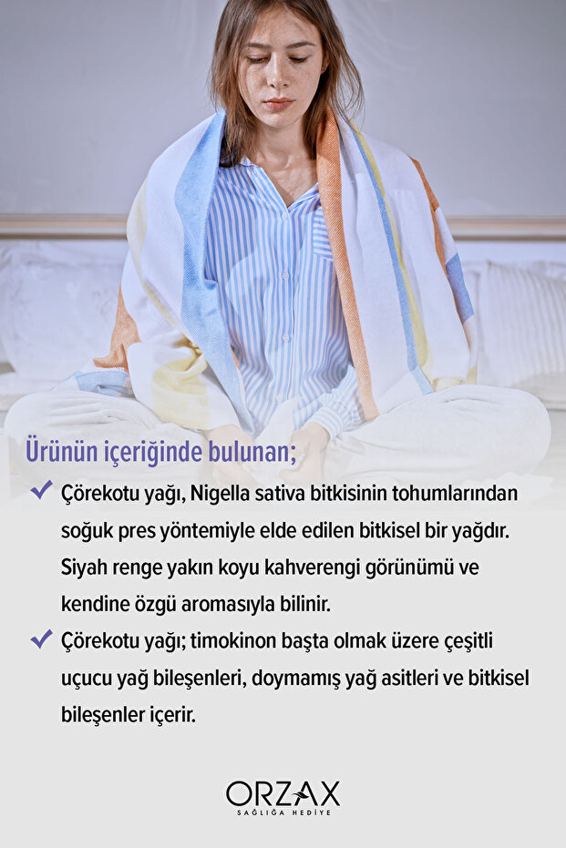 Orzax Çörek Otu Yağı 1000mg 60 Kapsül - 4