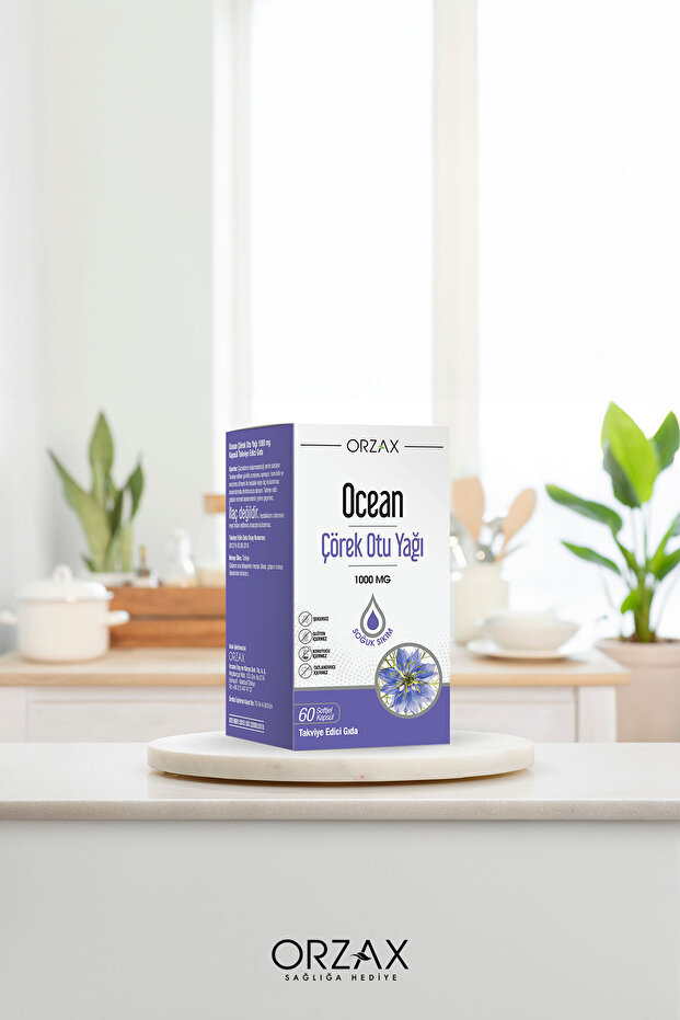 Orzax Çörek Otu Yağı 1000mg 60 Kapsül - 5