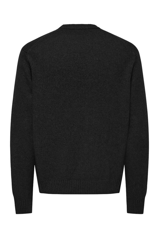 بلوفر رجالي محبوك مسطح - 2