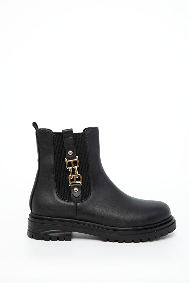 Siyah Kadın Bot & Bootie 21009 - 5