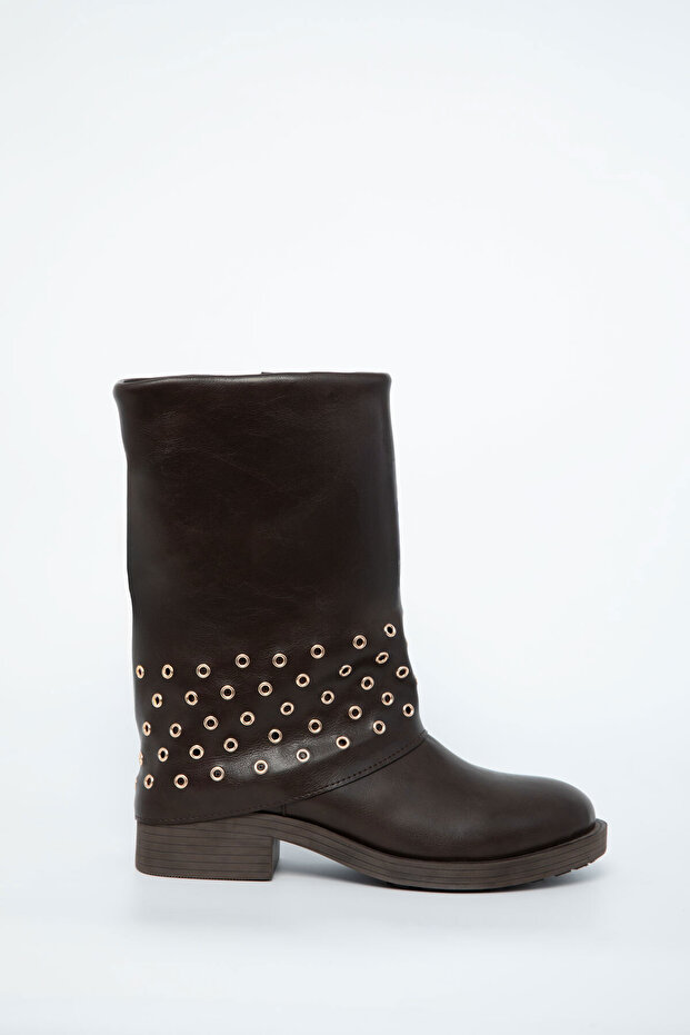 Kahve Kadın Bot & Bootie 21002 - 5