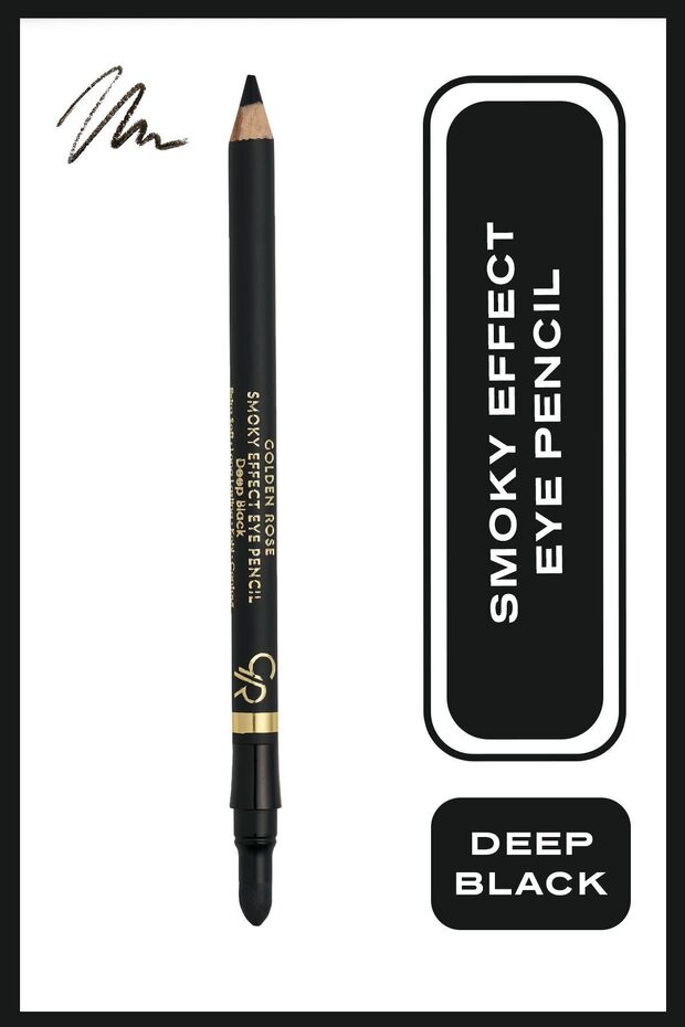 Smoky Effect Eye Pencil - 01 Deep Black - Black Eye Pencil