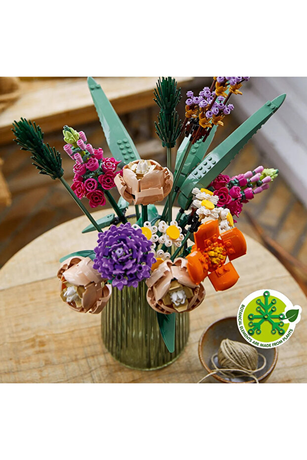 ® Botanicals Çiçek Buketi 10280 - Yetişkinler İçin Dekoratif Çiçek Model Yapım Seti (756 Parça) - 10