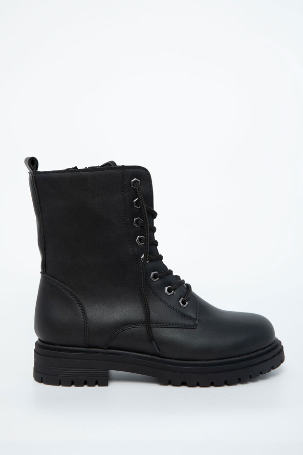 Siyah Kadın Bot & Bootie 13786 - 5