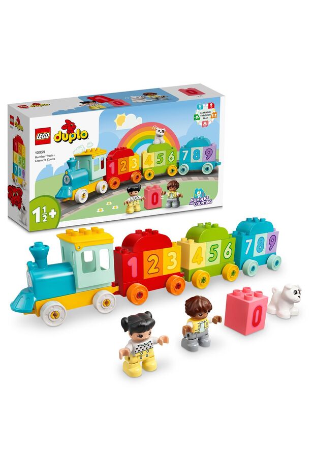 ® DUPLO® İlk Sayı Treni - Saymayı Öğren 10954 - 1/2+ Eğitici Oyuncak Yapım Seti (23P) - 1