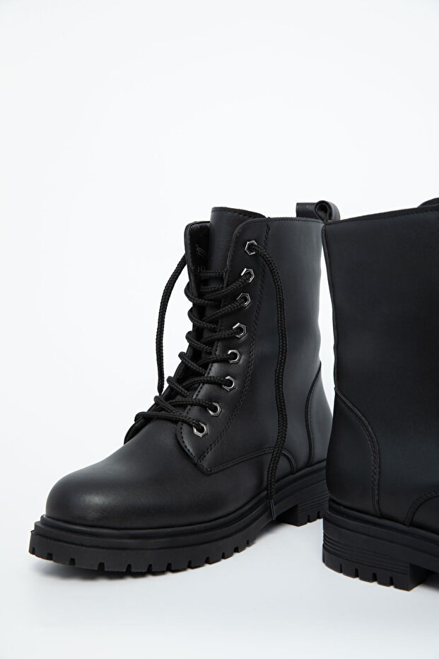 Siyah Kadın Bot & Bootie 13786 - 4