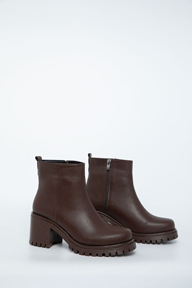 Kahve Kadın Bot & Bootie 19834 - 2