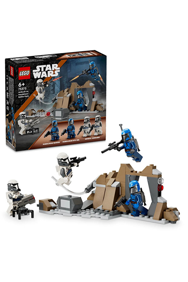 ® Star Wars Ambush on Mandalore Battle Pack 75373 Building Set for 6+ Year Old Kids (109 P)