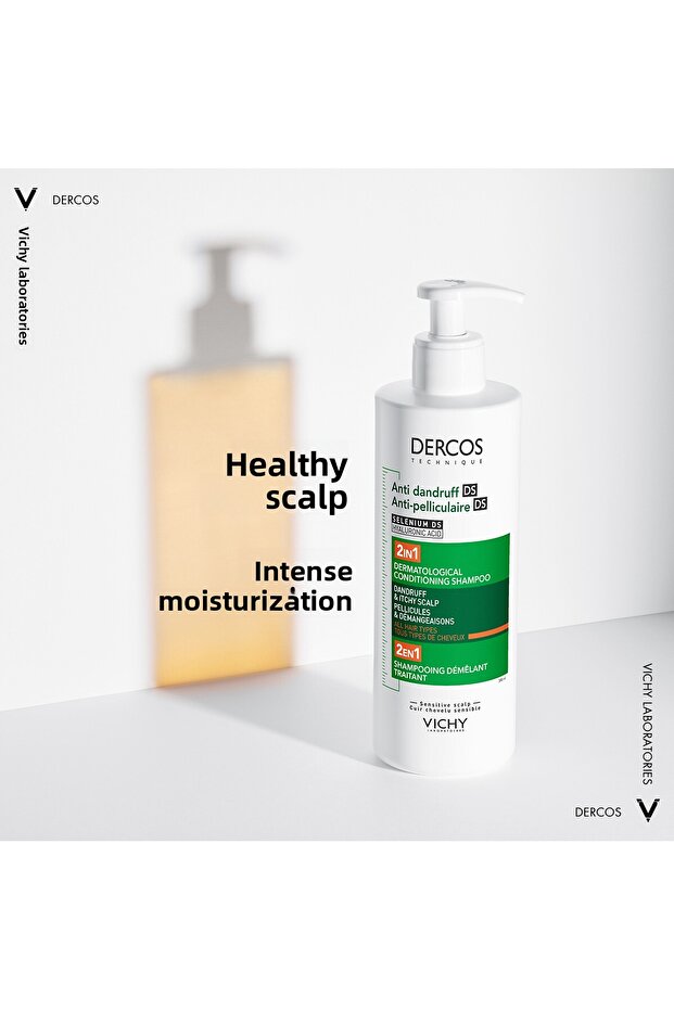 Dercos Selenium Hyaluronic Acid 2in1 Shampoo 390 ml - 6