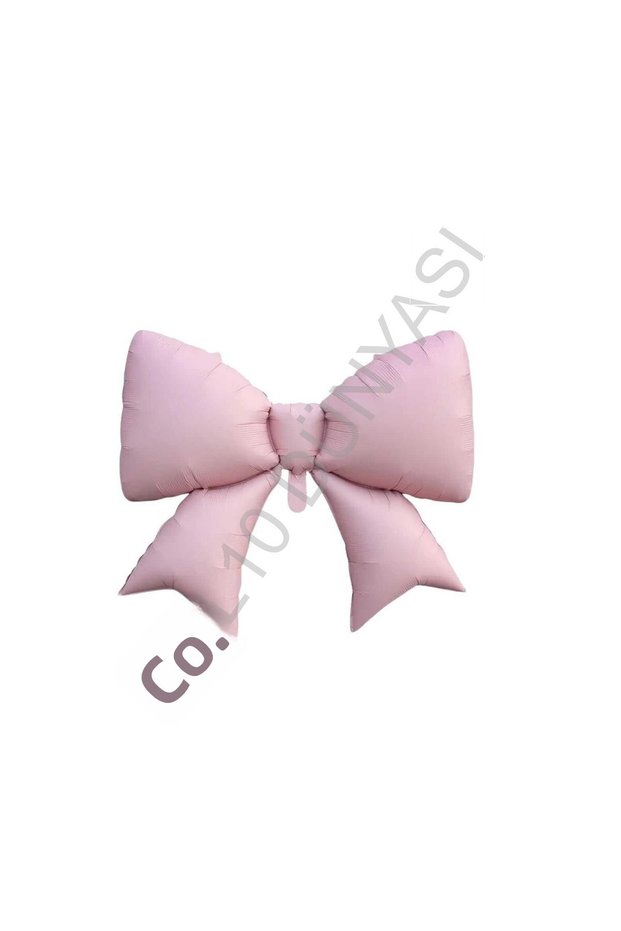 Bal10 Pink Color Bow Foil Balloon 98*75 cm