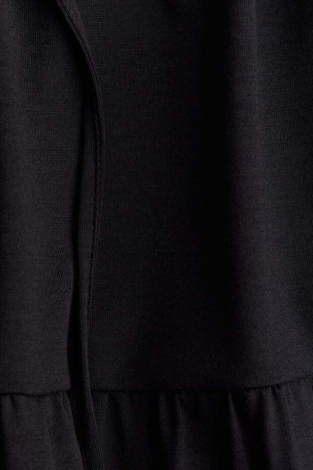 Katlı Maksi Etek - 5