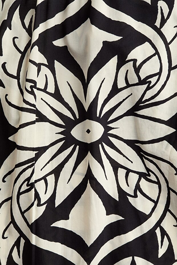 Katlı Maksi Elbise - 5