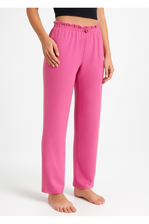 Women's Pink Trousers Pareo-P2240-2