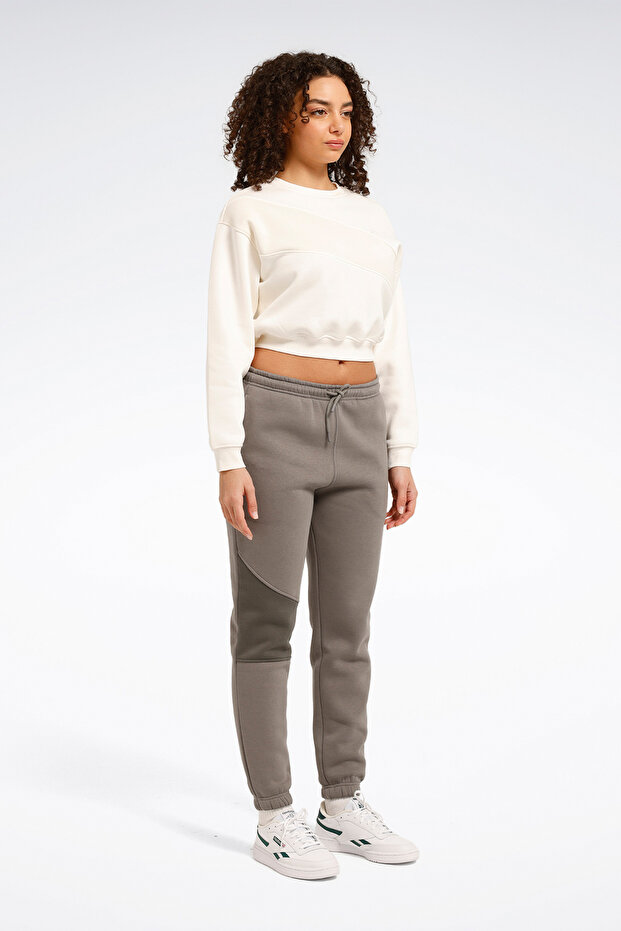 AE VECTOR LAYER Ekru Kadın Sweatshirt - 5