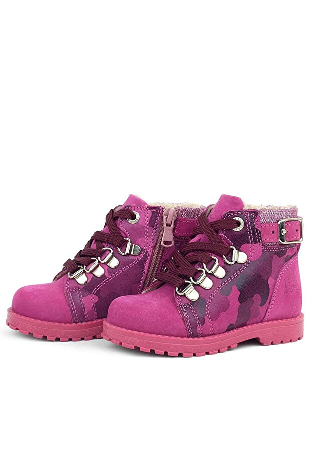 Griffon Hakiki Deri Pembe Kamuflaj Bebek Bot - 5