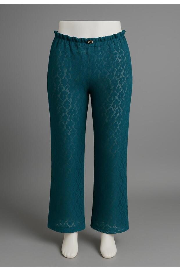 Women's Turquoise Trousers Pareo-P2240