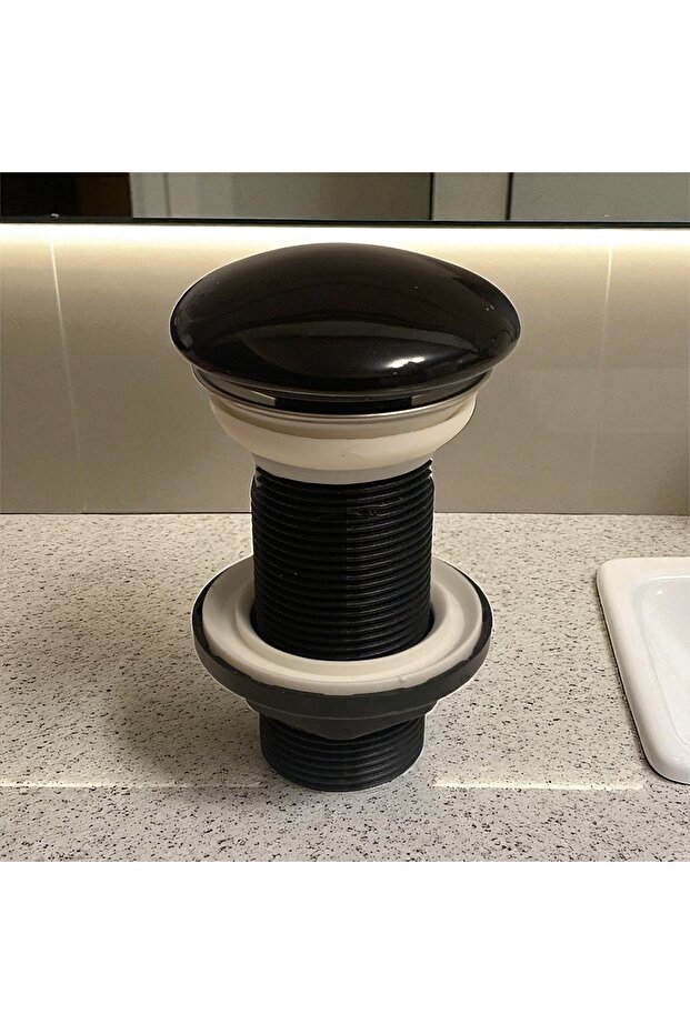 İz Yapı Paslanmaz Başlıklı Ve Körüklü Sifonlu Clıck Clack (POP-UP) - 1