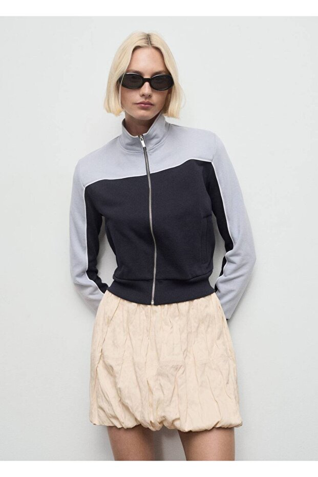 Kırışık görünümlü balon etek - 1