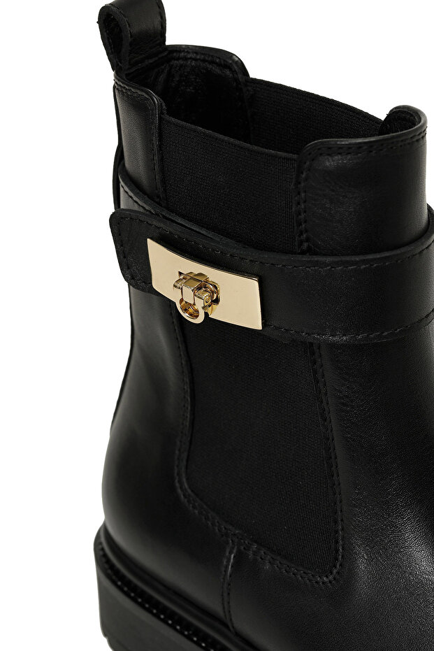 OFENDA 5PR Siyah Kadın Düz Bot - 7