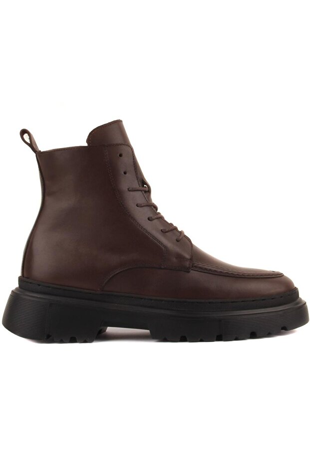 - Brown Leather Men's Boots 102-9049-H1308