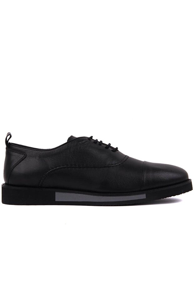 - Black Leather Men's Casual Shoes 101-3595-11464E