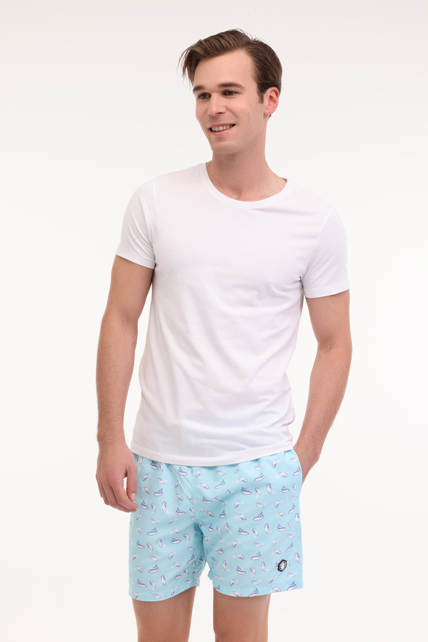 ML BAİT 19HL-23 5FX AQUA Erkek Deniz Şortu - 3