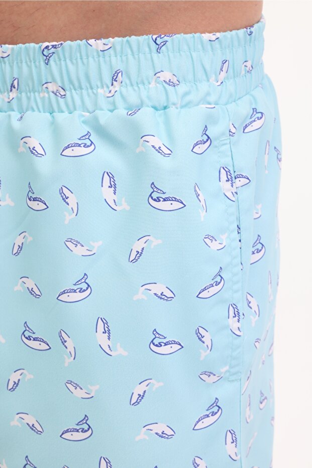 ML BAİT 19HL-23 5FX AQUA Erkek Deniz Şortu - 4