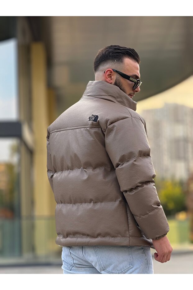 Men's Inflatable Coat Leather - 6