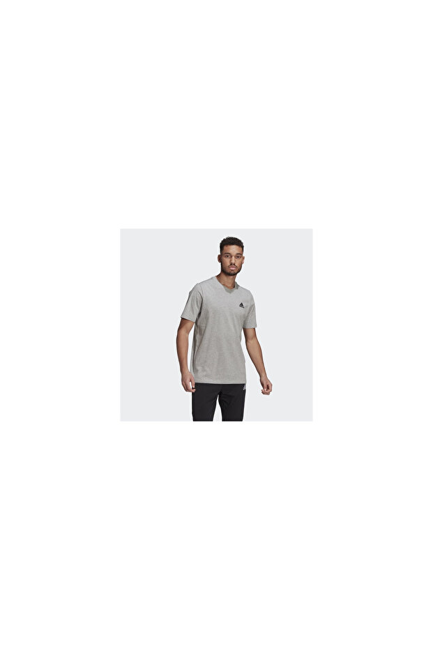 GK9641 M SL SJ T Erkek Spor T-Shirt Gri - 2