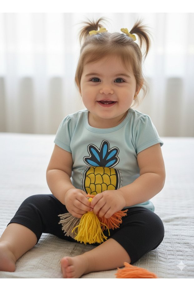Baby Girl Shorts Set