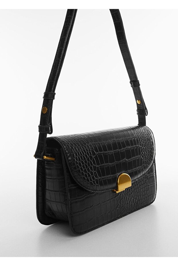Kroko Çapraz Askılı Çanta - 4