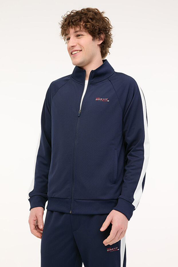 ML NAVY 18ATL100 5FX Lacivert Erkek Eşofman Üstü - 1