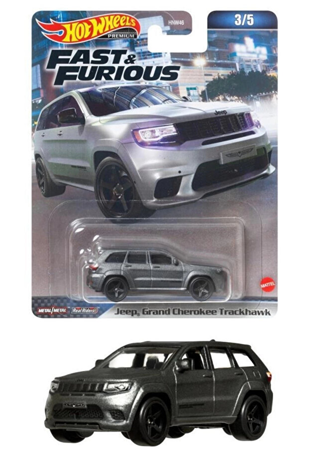 Fast-Furious Premium Car Jeep Grand Cherokee Trackhawk Hnw46-Hnw48