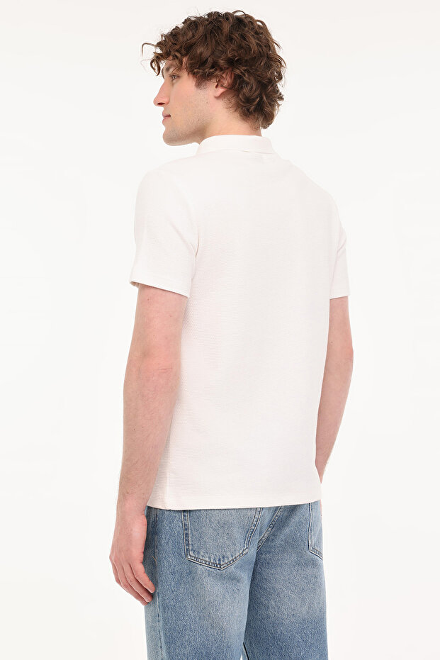 ML DEMRE 12TRV14 5FX Ekru Erkek Kısa Kol T-Shirt - 2