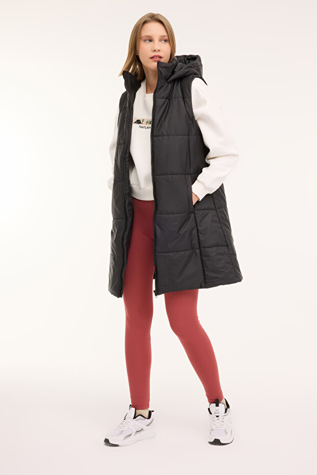 WL JUN1 4 4PR Siyah Kadın Yelek - 3