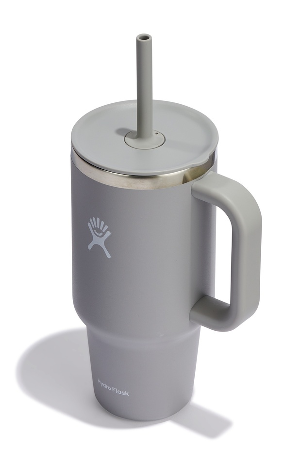 Tumbler Pipetli Termos 946 ml Gri - 2