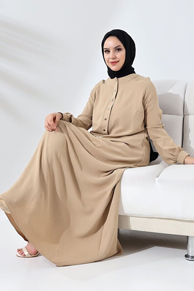 فستان مزين بمشابك - 7