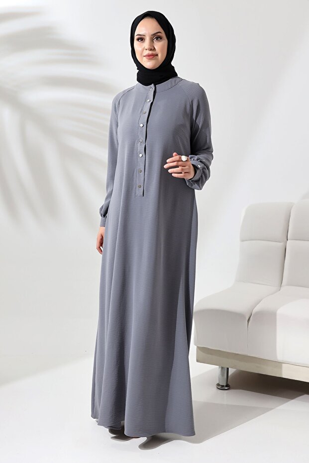 فستان مزين بمشابك - 5