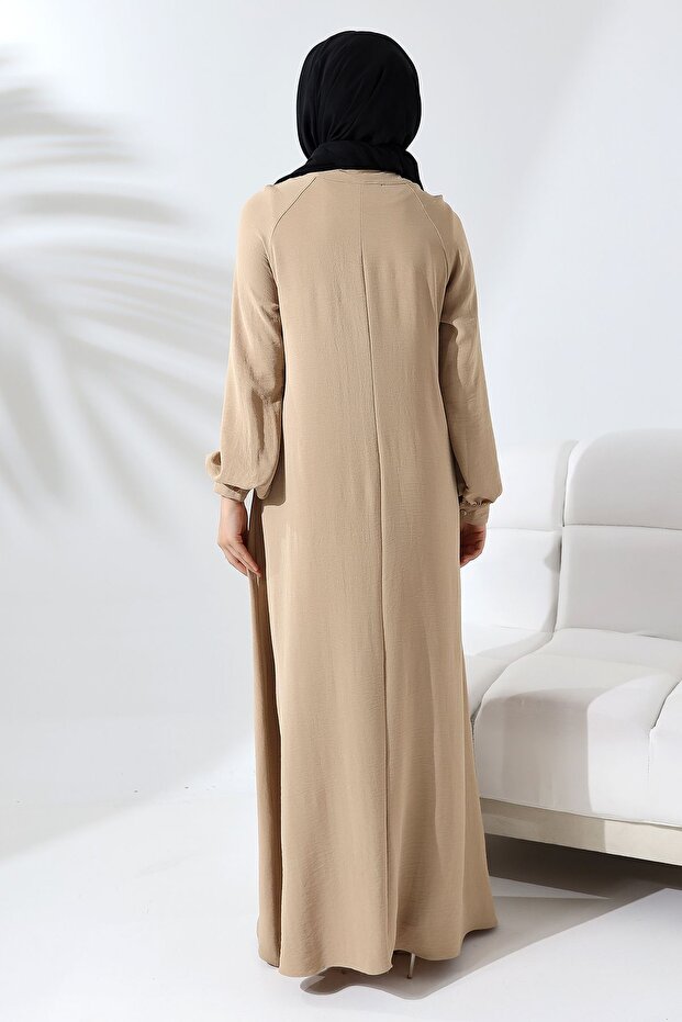 فستان مزين بمشابك - 8