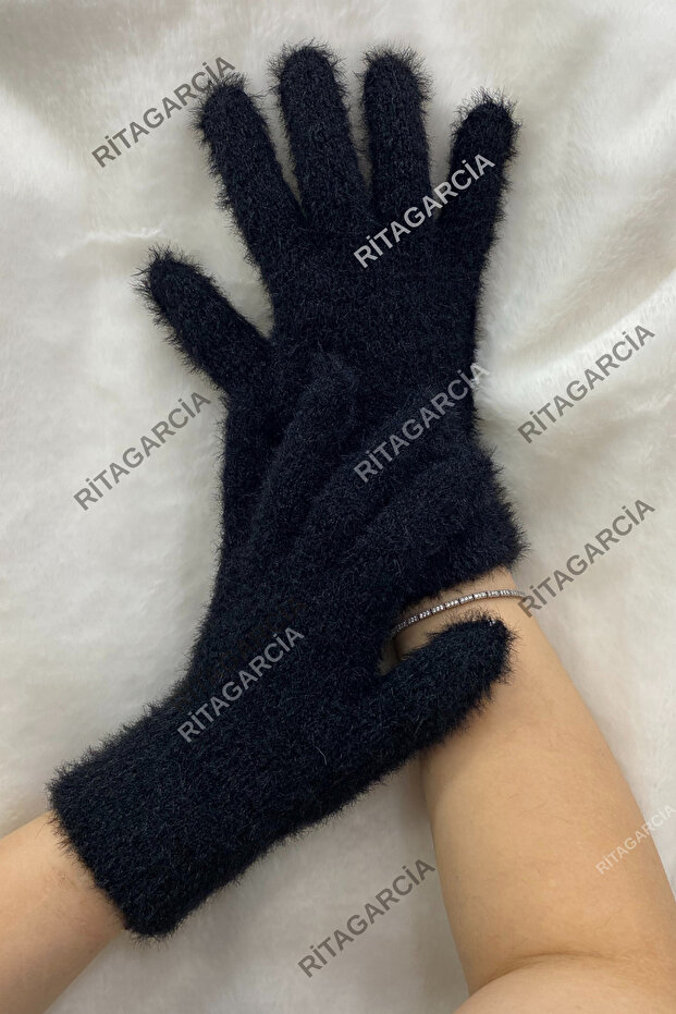 Peluş Uzun Eldiven - 4